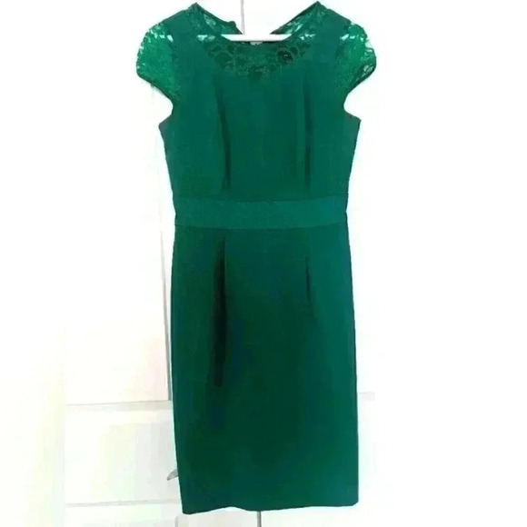 Jacob Boutique Green Tailored Dress - size small - Picture 1 of 3